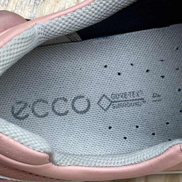 ECCO Womens Leather Cool 2.0 Gore-Tex Surround Pink Size EU 41 US 10 - Picture 4 of 13